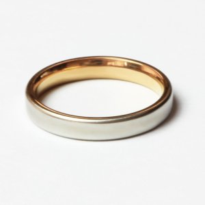 画像4: ステンレス 指輪 グレース優雅 両面刻印  ピンクゴールドシングルリング  金属アレルギー対応 アクセサリー【1本価格】 記念日のクリスマスプレゼントにも人気  / ジーラブ (4)