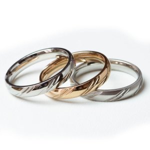 画像6: ステンレス 指輪 3mm アンサンブル ピンクゴールド サージカル リング  金属アレルギー対応 アクセサリー 錆びないリング 20代 30代 40代 50代 ギフト用にも人気 / ジーラブ (6)