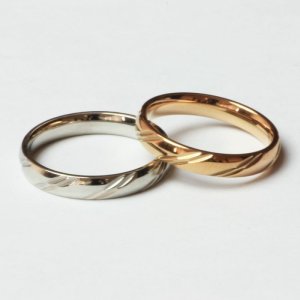 画像7: ステンレス 指輪 3mm アンサンブル ピンクゴールド サージカル リング  金属アレルギー対応 アクセサリー 錆びないリング 20代 30代 40代 50代 ギフト用にも人気 / ジーラブ (7)