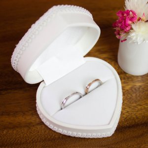 画像7: ステンレス 指輪 ユニオン シルバー / ピンクゴールド (私とあなたの誓い) S316L サージカルペアリング 結婚 ブライダル 金属アレルギー対応 2本 価格 ギフト用にも人気 / ジーラブ (7)