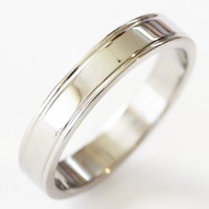 画像3: ステンレス 指輪 マット仕上 ダブルラインサージカル ペアリング 2本 価格 20代 30代 40代 50代 ギフト用にも人気 / ジーラブ (3)