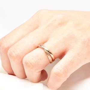 画像3: ハワイアン ジュエリー ステンレス ペアリング ハワイ語 【 愛しいという意味でmilimili ミリミリ 】 指輪 金アレ対応 刻印無料 2本価格 ギフトにも人気 / ジーラブ (3)