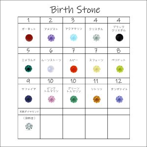 画像8: ドックタグ誕生石付 刻印 名入れ オリジナル（最大50文字無料）お子様のお絵描きなどイラスト可能ＩＤプレート 316L 誕生日クリスマスプレゼント 記念日 高品質 お祝い ステンレス ネックレス トップギフト用 / ジーラブ (8)