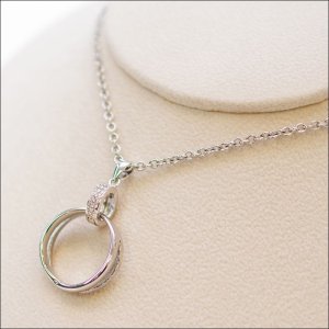 画像12: シンプルリングホルダー リング ペンダントトップを取り外しできるパーツ クリッカー SILVER925 / ジーラブ 指輪 が仕事で着けれない時でも大丈夫 ギフト用 / ジーラブ (12)