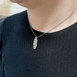 画像5: ハワイアンサーフペンダント トップ シルバー ピンクゴールド ツートン ステンレス316L 誕生石 ギフト用 / ジーラブ (5)