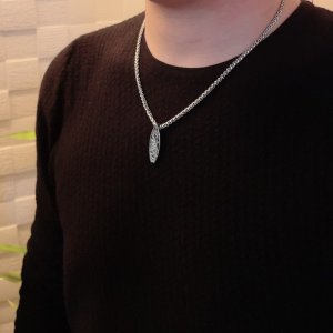 画像6: ハワイアンサーフペンダント トップ シルバー ピンクゴールド ツートン ステンレス316L 誕生石 ギフト用 / ジーラブ (6)