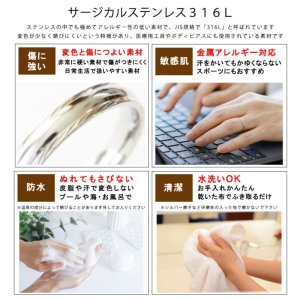 画像15: ブラックスティック Black 4面 刻印可能 ネックレストップ ステンレス316Ｌ金属アレルギー対応 刻印 名入れ ギフト用 / ジーラブ (15)