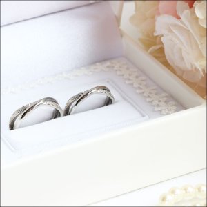 画像3: ステンレス 指輪 アレルギー対応 オリジナル刻印 結婚 金属アレルギー対応 アクセサリー 【 ハワイ語で 愛しい ミリミリ 】 サージカルペアハワイアンジュエリー【ダイヤモンド品質保証付】ギフト用にも人気 / ジーラブ (3)