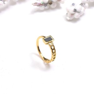 画像5: ステンレス 指輪 金属アレルギー対応 自分へのご褒美 モワティエ 刻印可 ゴールドリング  金属アレルギー対応 アクセサリー【1本価格】 ギフト用にも人気 / ジーラブ (5)