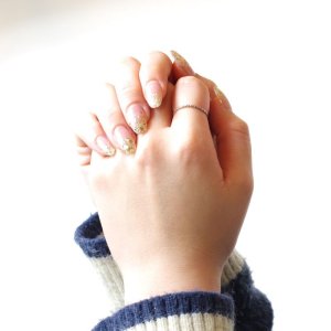 画像8: ステンレス 指輪 0.8ｍｍ星屑のリング ゴールド / シルバー 重ねつけにも♪ 安心のサージカル 記念日のクリスマスプレゼントにも人気  / ジーラブ (8)