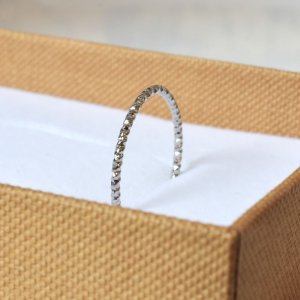 画像3: ステンレス 指輪 0.8ｍｍ星屑のリング ゴールド / シルバー 重ねつけにも♪ 安心のサージカル 記念日のクリスマスプレゼントにも人気  / ジーラブ (3)