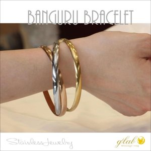 画像4: サージカルステンレスバングル 普段使いしやすい アクセサリー お祝い ３連トリニティ ブレスレット つけっぱなしOK / ジーラブ (4)