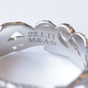 画像4: ハワイアンジュエリー carving透かし 彫り サージカルステンレス 316L 新社会人 お祝い 記念  金属アレルギー シルバーピンク ゴールド ペアリング 指輪 金属アレルギー対応 アクセサリー ペア 2本 価格   送料無料 / ジーラブ (4)