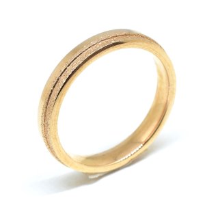 画像2: ステンレス 指輪 アブニール Avenir 未来 ピンクゴールド サージカル  金属アレルギー対応 アクセサリー 刻印 名入れ 錆びないリング 金属アレルギー対応 316L つけっぱなしOK 誕生日クリスマスプレゼント 記念日 高品質 お祝い ギフト用にも人気 / ジーラブ (2)