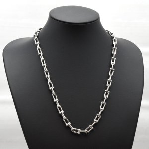 画像6: 7mm ハードウェア定番デザインU字ネックレス 35cm〜80cm 【選べる長さ】 ネックレス チェーン サージカルステンレス つけっぱなしOK メンズアクセ / ジーラブ (6)