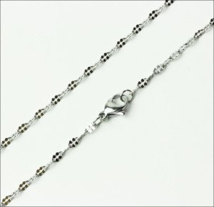 画像5: 2.3ミリ トゥインクルカット ネックレス チェーン 【NE0021】ステンレス 316L 普段使いしやすい アクセサリー お祝い アレルギー反応ギフト用 / ジーラブ (5)