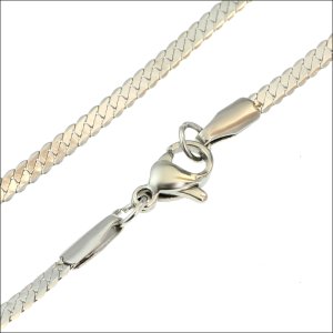 画像2: 2ミリ 喜平スエッジ ネックレス チェーン ステンレス 316L 誕生日クリスマスプレゼント 記念日 高品質 お祝い ギフト用 / ジーラブ (2)