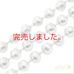 画像1: 極太5ミリ ボールチェーン ステンレスネックレス ステンレス 316L 誕生日クリスマスプレゼント 記念日 高品質 お祝い ギフト用 / ジーラブ (1)