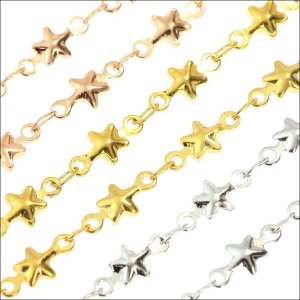 画像2: スイートスターシルバー 4ミリ ネックレスチェーン ステンレス316Lギフト用 / ジーラブ (2)