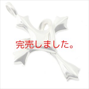 画像2: シルバー925 SILVER925 ペンダントトップ シンプルオープンハートクロスギフト用 / ジーラブ (2)