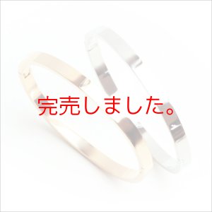 画像7: ステンレス バングル / 6ミリ幅 ハワイアン ホワイト シェル バングル シルバーギフトにも人気 / ジーラブ (7)