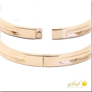 画像7: ウェーブバングル ピンクゴールドステンレス 誕生日クリスマスプレゼント 記念日 高品質 お祝い ギフト用 / ジーラブ (7)