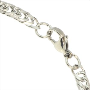 画像2: 5ミリ ロールカット喜平 チェーン ステンレス ブレスレット 普段使いしやすい アクセサリー お祝い ギフト用 / ジーラブ (2)