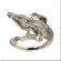 画像5: クロコダイル 鰐 ワニ 指輪 ハード リング / 316Ｌ / サージカルステンレス 指輪 錆びないリング   プレゼントにもおすすめ (5)