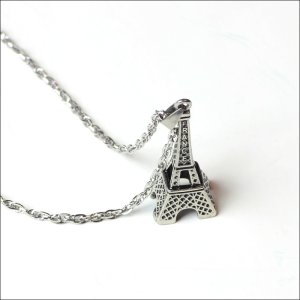 画像3: エッフェル塔 ペンダントトップ ステンレス ネックレス ヘッドギフト用 / ジーラブ (3)