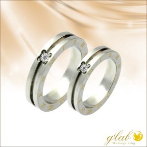 画像2: ステンレス 指輪 ローマネック（Roma Neck）ペアリング 2本 価格 20代 30代 40代 50代 ギフト用にも人気 / ジーラブ (2)