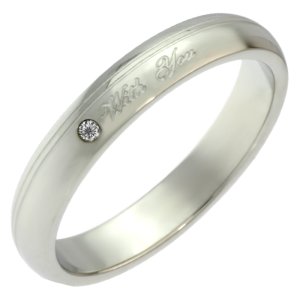 画像5: ステンレス 指輪 ウィズ・ユー シルバーwith you あなたと共に 単品 サージカル  金属アレルギー対応 アクセサリー 刻印 名入れ 錆びないリング 316L / ジーラブ (5)