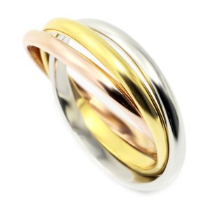 画像5: ステンレス 指輪 トリニティ 3連リング Trinity サージカル  金属アレルギー対応 アクセサリー 錆びない 変色しないリング 刻印アレルギーフリー ギフト用にも人気 / ジーラブ (5)