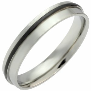 画像2: ステンレス 指輪 ３色から選べる ブラックナチュール フランス語 【自然をイメージした】   金属アレルギー対応 アクセサリー 刻印 名入れ 錆びないリング ギフト用にも人気 / ジーラブ (2)