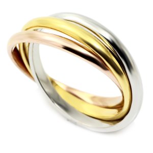 画像6: ステンレス 指輪 トリニティ 3連リング Trinity サージカル  金属アレルギー対応 アクセサリー 錆びない 変色しないリング 刻印アレルギーフリー ギフト用にも人気 / ジーラブ (6)