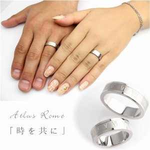 画像4: ステンレス 指輪 メタリック ローマ 数字 サージカルリング  金属アレルギー対応 アクセサリー 刻印 名入れ 錆びないリング 20代 30代 40代 50代 ギフト用にも人気 / ジーラブ (4)