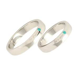 画像4: ステンレス 指輪 艶消しマット ジュテームリング 愛してるサージカル  金属アレルギー対応 アクセサリー 刻印 名入れ 錆びないリング ギフト用にも人気 / ジーラブ (4)