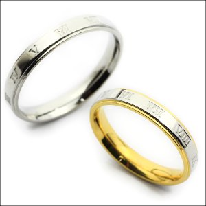 画像7: ステンレス 指輪 プレミアムローマ シルバー リング ジュエリー リング  金属アレルギー対応 アクセサリー 刻印リング 錆びないリング ギフト用にも人気 / ジーラブ (7)