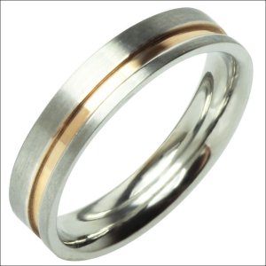 画像2: ステンレス 指輪 艶消しマット ピンク ナチュールフランス語でnature：自然   金属アレルギー対応 アクセサリー 刻印 名入れ 錆びないリング ギフト用にも人気 / ジーラブ (2)