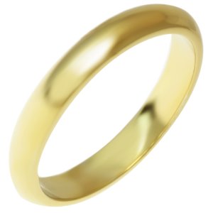 画像2: ステンレス 指輪 3ミリ幅オーバル イエローゴールド ミラーリング ３mmMirror Ring  金属アレルギー対応 アクセサリー 刻印 名入れ 錆びないリング 記念日のクリスマスプレゼントにも人気  / ジーラブ (2)