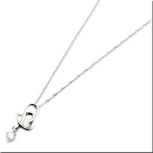 画像2: ドロップハート ネックレストップ シルバー925チェーン別売り silver925 ギフト用 / ジーラブ (2)