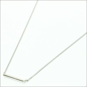 画像2: ステンレス ネックレス ミラースティック カットキヘイチェーン 40cm N1218 ネックレストップ ギフト用 / ジーラブ (2)