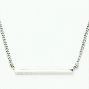 画像3: ステンレス ネックレス ミラースティック カットキヘイチェーン 40cm N1218 ネックレストップ ギフト用 / ジーラブ (3)