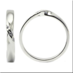 画像5: ステンレス 指輪 インフィニティリング 無限大 マリッジリング結婚 金属アレルギー対応 アクセサリー ペア価格 ケース付き ネックレストップ ギフト用にも人気 / ジーラブ (5)