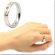 画像4: ツートンリング　ピンクゴールドステンレスリング　天然ダイヤモンド0.033ct　316L　指輪 錆びないリング メッセージ刻印 (4)