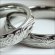 画像10: ハワイアン ガラスの靴 天然ダイヤモンドサージカルステンレス ペアリング 結婚指輪 送料無料 名入れ 刻印無料 (10)